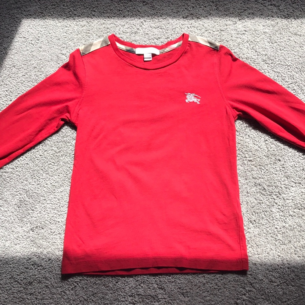 Boys Burberry long sleeve shirt
